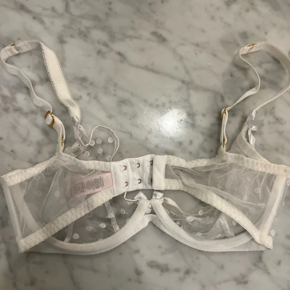 Agent Provocateur white Brie polka dot - Picture 3 of 9